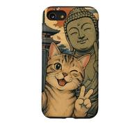 Cat selfie with Buddha, Ichi-Go Ichi-E Once in Lifetime Case for iPhone SE (2020) / 7/8