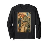 Cat Selfie with Buddha, Ichi-Go Ichi-E Once in Lifetime Long Sleeve T-Shirt