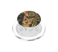 Cat selfie with Buddha, Ichi-Go Ichi-E Once in Lifetime PopSockets PopGrip for MagSafe