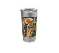 Cat Selfie with Buddha, Ichi-Go Ichi-E Once in Lifetime Stainless Steel Insulated Tumbler