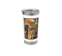 Cat Selfie with Buddha, Ichi-Go Ichi-E Once in Lifetime Stainless Steel Insulated Tumbler
