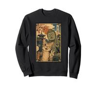 Cat selfie with Buddha, Ichi-Go Ichi-E Once in Lifetime Sweatshirt
