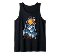 Cat Shadow Secret Feline Quiet Paw Tank Top