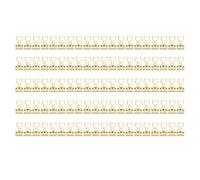 Cat Shape Metal Clips, Small Clips with Hollow Design, 100 Pcs Fun Office Paper Clips for Document Classification and Organizing Certificates Tickets Clothes (Gold)