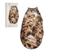 Cat Shape Sleeping Bag - Cute Washable Blanket,Camping Sleeping Bags,for Camping Holidays, Holiday Travels, Accommodation, Home Lounging and Relaxing, Bed on the Floor for
