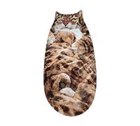 Cat Shape Sleeping Bag - Fun Cat Bed 175 X 80 Cm, Soft Warm Adult Sleeping Bag Camping Equipment Portable Washable | Novelty Cat Cuchage Sc For Women