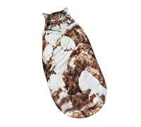 Cat Shape Sleeping Bag - Fun Cat Bed 175 X 80 Cm, Soft Warm Adult Sleeping Bag Camping Equipment Portable Washable | Novelty Cat Cuchage Sc For Women