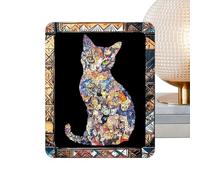 Cat Shaped Puzzle - 21x26cm Wood | Wooden Toys - Creative Long Lasting Precise Cat - For Kids Adults Game Night Home Office School Wall Decor Travel Camping