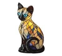 Cat Shaped Table Lamp - 3D Resin LED Lighting with Retro Design - Night Light in the Shape of a Cat,For Desk Christmas Kids Room Bedroom Living Room Home Office Party And Bar