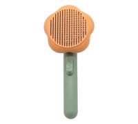 Cat Shedding Brush, Comb Tool, 7.56 x 3.27 x 2.56 inches, Pet Grooming Brush, Gentle Massage Bristles, Flea Removal Design, Easy to Clean, Ideal for Indoor Bath, Cleaning Use, Green Colour
