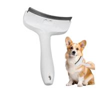 Cat Shedding Brush - Ergonomic Curved, Stainless Steel Teeth, Dog Hair Removal, Grooming Comb Device | Perfect For Kitten Dog Puppy Long Short Loose Matted Coat Home Travel Pet Store