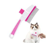 Cat Shedding Brush | Grooming Tool With Unlock Button,Pet Tick Removal,For Shedding Massage Longhaired And Shorthaired Cats And Dogs Both Indoor And Outdoor