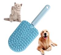 Cat Shedding Comb, Cat Hair Comb, Gentle Deshedding Tool Ergonomic Non-Slip Handle Ice Cream Shape Brush for Puppies Homes Salons