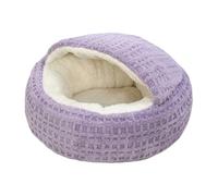 Cat Shell, Heated Covered Cat Kitten Cave Non-Slip | Comfortable Relaxing Place to Sleep, Soft Pet Shelter for Dorm, Bedroom