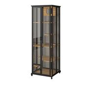 Cat Shelter Cat cage cat villa glass super large space cat litter cat cabinet three-story household indoor (C)