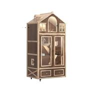 Cat Shelter Deluxe Cat Villa The Ideal Large Indoor Cat House Panoramic Cat Cage