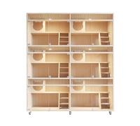 Cat Shelter Deluxe Cat Villa The Ideal Large Indoor Cat House Panoramic Cat Cage