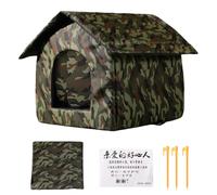 Cat Shelter - Folding House Outdoor Cat | Weather-proof Stray Dog Bed | Wind Tent Bed | Cave Isolate Pet | Condos For Patio Balcony From Stray Animals