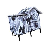 Cat Shelter Outdoor Shelter Elevated Waterproof Tent Insulated Quick Assembly Suitable for Stray Cats And Dogs Indoor/Outdoor Use 48