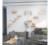 cat shelves, Cat Wall Shelves, Furniture Set, Climbing Shelf Playground, Air Corridor, Nest, Space Capsule, Jumping Platform DIY(Style 7)