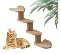 Cat Shelves For Wall, Barrier Mounted Cat Shelves, Wooden Floating Climber, Ladder Stairs Scratcher, Playground Station, For Indoor, Windowsill, Ceiling,31.5x18.9x6.02 In, 1 Pack