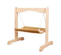 cat shelves, Freestanding pet cat hammock With wooden support, Gift of furniture for small and medium-sized cats and dogs(Brown)