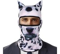 Cat Shiesty Masquerades,3D Lightweight Kitty Face Cover Cloth With Ears Breathable | Windproof Facial Protection For Raves Halloween