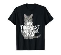 Cat Shirt, My Therapist has Four Leg, Funny cat tee T-Shirt