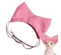 Cat Shower Cap for Bathing - Oxford Cloth Waterproof Hat with Adjustable Strap and Ear Protection | Pet Grooming Head Wrap for Small Dogs, Puppies, Kittens, Reusable and Comfortable for Daily Use