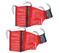 Cat Shower Net Bag - Anti-Bite Washing Restraint Bag - Puppies Wash Accessories, Pet Washing Pouch for Bath, Check, Cleaning Teeth and Ears