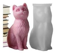 Cat Silicone Mould - Flexible for Resin, Soap, Candle Making, DIY Craftings, Handmade Chocolate and Wax, Epoxy Art Supplies, Creative Desk Home Decor | with Durable Non-Stick Material Easy Crafting