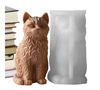 Cat Silicone Mould - Flexible for Resin, Soap, Candle Making, DIY Craftings, Handmade Chocolate and Wax, Epoxy Art Supplies, Creative Desk Home Decor | with Durable Non-Stick Material Easy Crafting