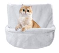 Cat Sill Perch - Robust Cat Bed with Strong Suction Cups, Safe and Breathable Window Seat for Kittens, Ferrets, Puppies and Small Pets, Space Saving Cat Wall Shelves