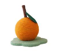 Cat Sisal Ball,Orange Shaped Scratcher Ball Toy - Cat Grinding Claw | Orange Shaped for Kitten Boredom Relief Playtime Activity Entertainment Exercise Enrichment Stimulation Toy Pets Natural Mate
