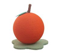 Cat Sisal Ball,Orange Shaped Scratcher | Scratcher Toy | for Cats Boredom Relief Activity Entertainment Exercise Enrichment Stimulation
