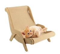 Cat Sisal Chair - Cat Scratching Furniture, Portable Cat Scratching Bed | Reusable Sisal Rope Chair, Multifunctional Cat Lounge and Play Furniture for Cats and Kittens Indoor, 20.28 x 14 cm