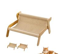 Cat Sisal Chair,Rocking Scratcher, the claw lounge, scratch lounge for cat, 2-in-1 Cats Scratcher Pad and Lounger, generic, for Indoor Cats (A)