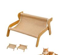 Cat Sisal Chair,Rocking Scratcher, the claw lounge, scratch lounge for cat, 2-in-1 Cats Scratcher Pad and Lounger, generic, for Indoor Cats (B)
