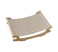 Cat Sisal Chair, Scratch-friendly Texture, 54.5x36.3x15.5cm, Elevated Cat Chair Bed, Wooden Pet Sisal Scratcher, Lightweight Build, For Cats And Kittens