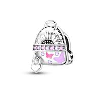 Cat Sister Lucky Lion Beetle Egypt Star Moon Mother Charm Bead Pendant 925 Sterling Silver Compatible With Pandora Charm Moments Bracelet (Sunflower Backpack Bag Ruscksack School Daughter)