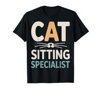 Cat Sitting Specialist Funny Pet Sitter T-Shirt