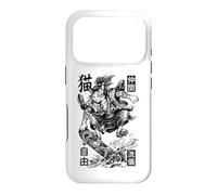 Cat Skateboarder Samurai Skateboarding Cats Kanji Case for iPhone 17 Pro