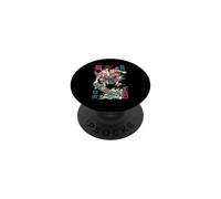 Cat Skateboarder Samurai Skateboarding Cats Kanji PopSockets Adhesive PopGrip