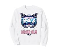 Cat Ski Goggles Mountain Panorama Alpe di Siusi Sweatshirt