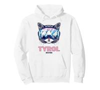 Cat Ski Goggles Mountain Panorama Tyrol Pullover Hoodie