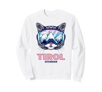 Cat Ski Goggles Mountain Panorama Tyrol Sweatshirt