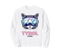 Cat Ski Goggles Mountain Panorama Tyrol Sweatshirt