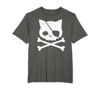 Cat Skull & Crossbones Pirate Costume Kitten T-Shirt