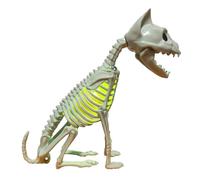 Cat Skull Decor, Cat Skeleton Decoration - Glowing Kitten Skulls Pro,Gothic Little Cat Sculpture Halloween Kitten Figurine for Creepy Scene Party Supplies