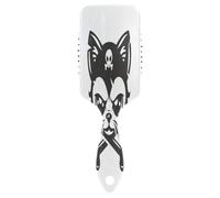 Cat Skull Pattern Massage Hair Brush, Anti Static Hair Brush, Hair Brush Men